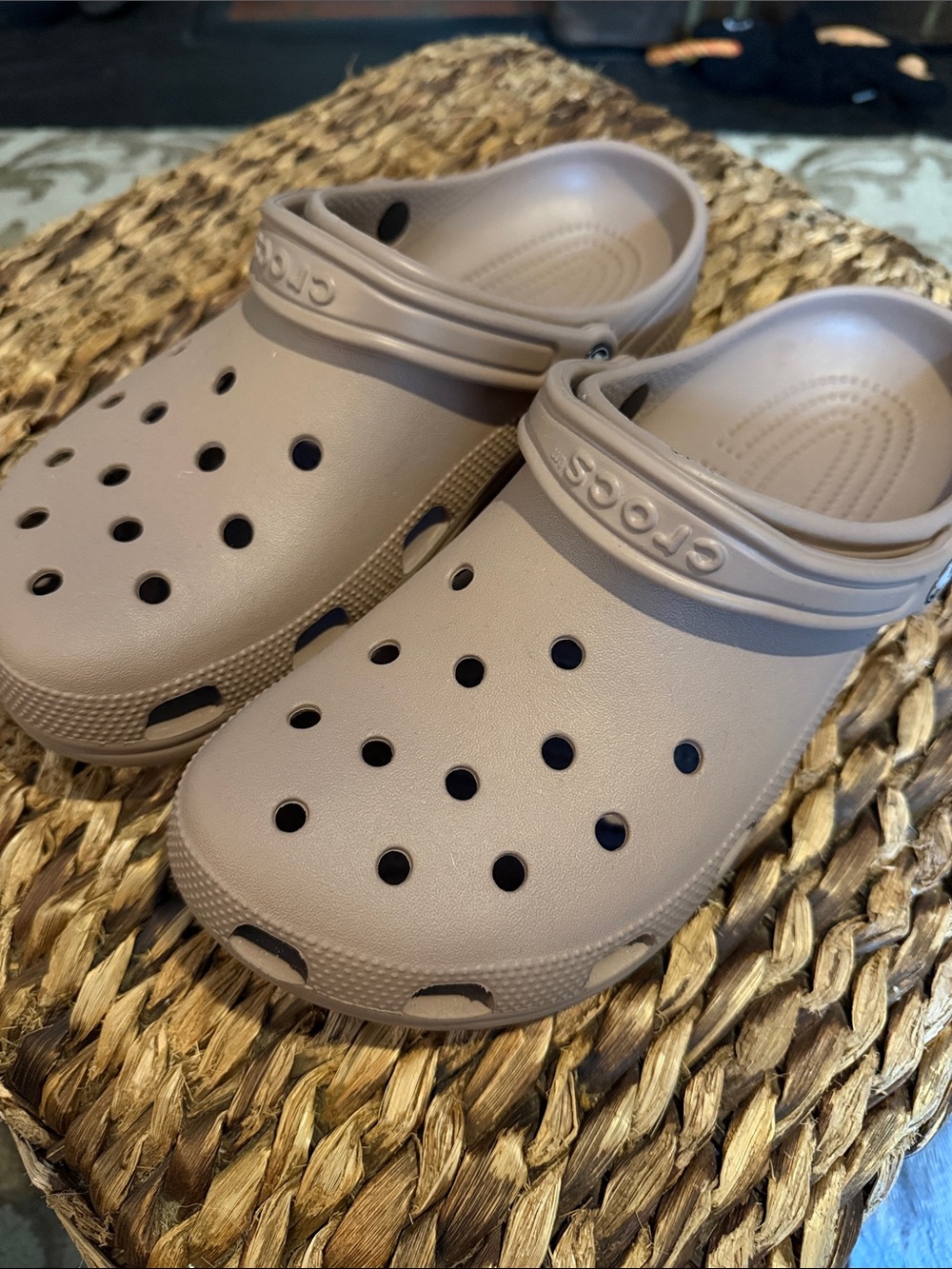 CROCS Men’s Classic Clog in Taupe Beige